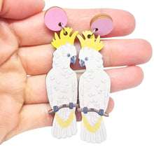 Load image into Gallery viewer, Cockatoo Earrings