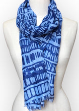 Load image into Gallery viewer, Summer Scarf - Dash/Blue