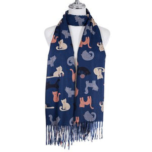 Winter Scarf - Cats