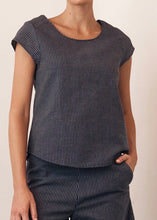 Load image into Gallery viewer, Remi Top - Dark Stripe - Size 18