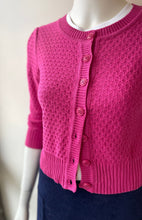 Load image into Gallery viewer, 3/4 Sleeve Cardi - Magenta