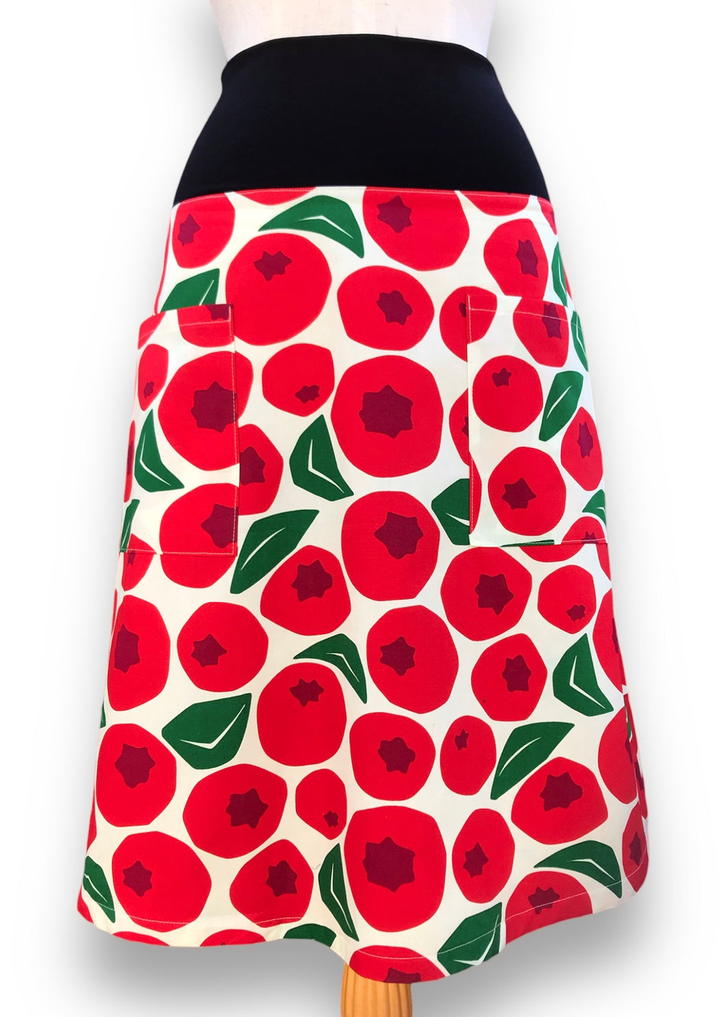 Flare Skirt - Berries/Red