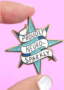Enamel Badge - Neuro-Sparkly