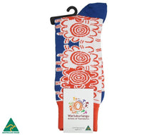 Load image into Gallery viewer, Mens Sock - Warlukurlangu/Orange