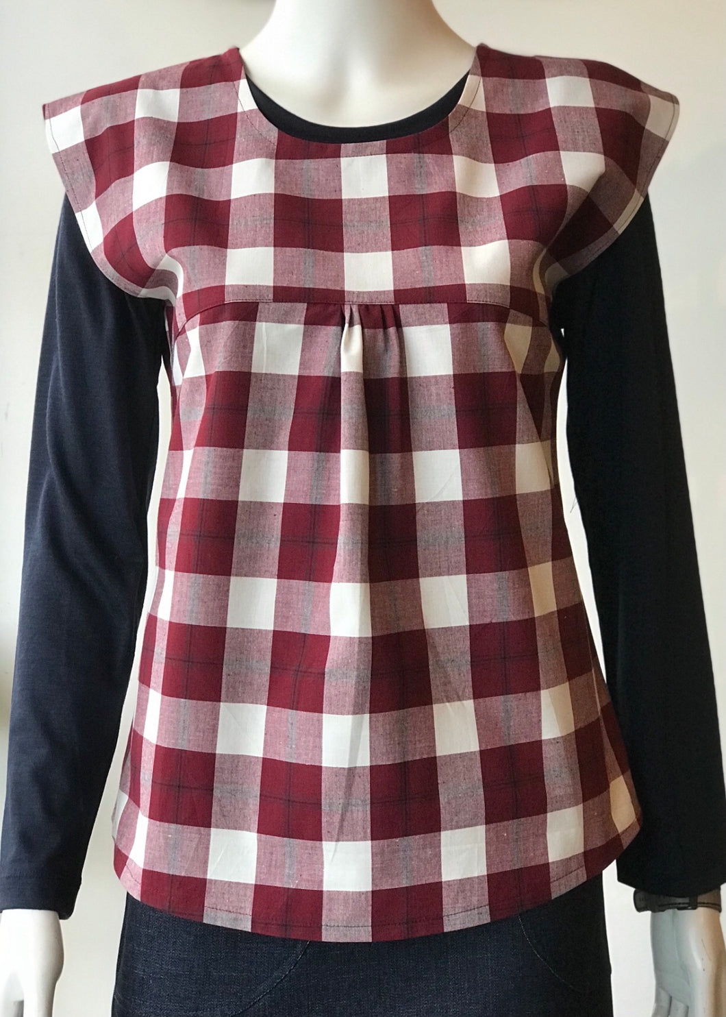 Smock top - Big Check
