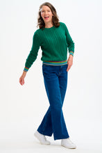 Load image into Gallery viewer, Barbara Cable knit Jumper - Green