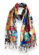 Load image into Gallery viewer, Winter Scarf - Cats Multi