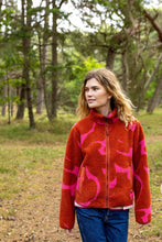 Load image into Gallery viewer, Danelabrador Fleece Jacket, Chilli/Cherry