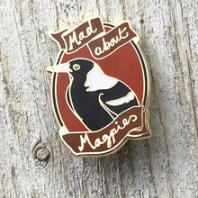 Load image into Gallery viewer, Mad About Magpies - Enamel Pin