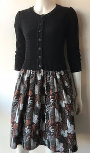 3/4 Sleeve Cardi - Black