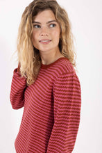 Load image into Gallery viewer, Danefox Pearl Knit Sweater - Cherry/Chili