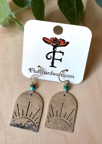 Sunshine/Turquoise Dangles