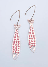 Load image into Gallery viewer, Fishy Dangles - Rose Gold/Pink