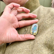 Load image into Gallery viewer, I Love Budgies Enamel Pin