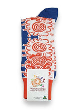 Load image into Gallery viewer, Mens Sock - Warlukurlangu/Orange