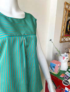 Smock Top - Peppermint Stripe