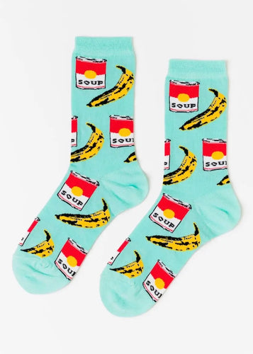 Woman’s Crew Sock - Pop Art