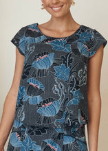 Load image into Gallery viewer, Remi Top - Lotus Dark Navy