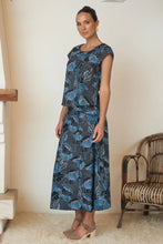Load image into Gallery viewer, Remi Top - Lotus Dark Navy