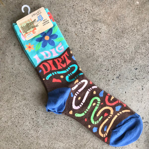 Crew socks, I Dig Dirt