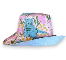 Load image into Gallery viewer, Summer Hat - Kitty Blue