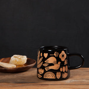 Imprint Stoneware Mug, Myth