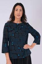 Load image into Gallery viewer, Lori Top - Bauhaus Teal