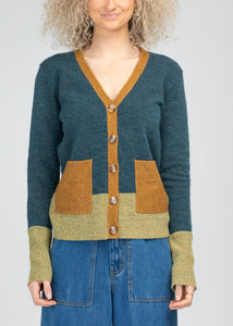 Poet Cardigan - Steel Blue