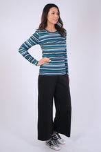 Load image into Gallery viewer, L/S Stripe Tee - Blue