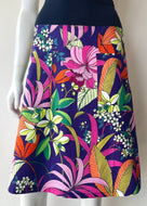 Flare Skirt - Tropics/Purple