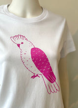 Load image into Gallery viewer, Ladies tee - Galah/White