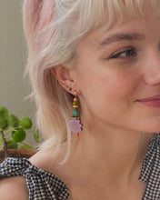 Load image into Gallery viewer, Acrylic Flower Pop Earrings: S6