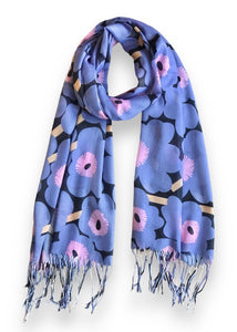 Summer Scarf - Poppy/Lavender