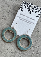 Load image into Gallery viewer, Ocean Speckle Hoops