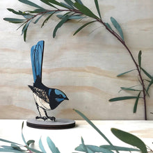 Load image into Gallery viewer, Standing Bird - Superb Fairy Wren