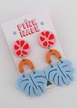 Load image into Gallery viewer, Lauren Dangles - Pink/Blue