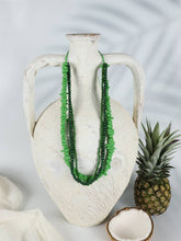 Load image into Gallery viewer, Timber Bead Necklace - Waipahu - Green