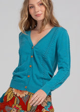 Load image into Gallery viewer, Lora Cardigan Blue