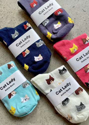 Kitty Face, Ankle Sock