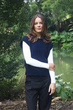 Load image into Gallery viewer, Serene Knit Vest - Midnight Blue