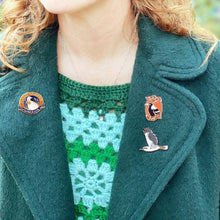Load image into Gallery viewer, Mad About Magpies - Enamel Pin
