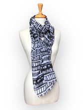 Load image into Gallery viewer, Summer Scarf - Dash/Black