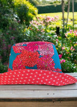 Load image into Gallery viewer, Summer Hat - Chrysanthemum Blue