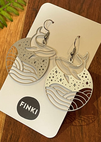 Whale Earrings