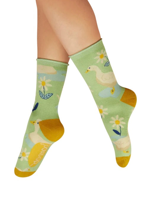 Happy Geese Socks