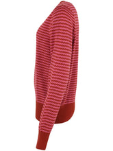 Load image into Gallery viewer, Danefox Pearl Knit Sweater - Cherry/Chili