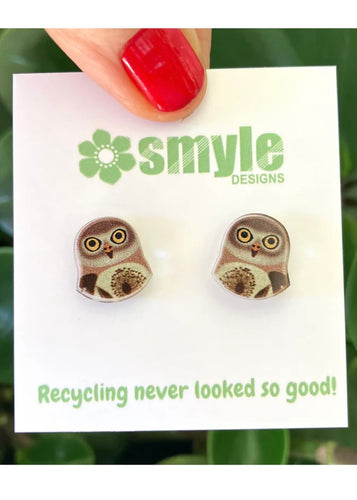 Barking Owl Studs