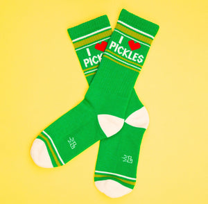 Gym Socks - I Love Pickles