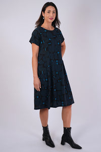 Mae Dress - Bauhaus Teal