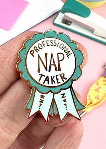Enamel Badge - Professional Nap Taker
